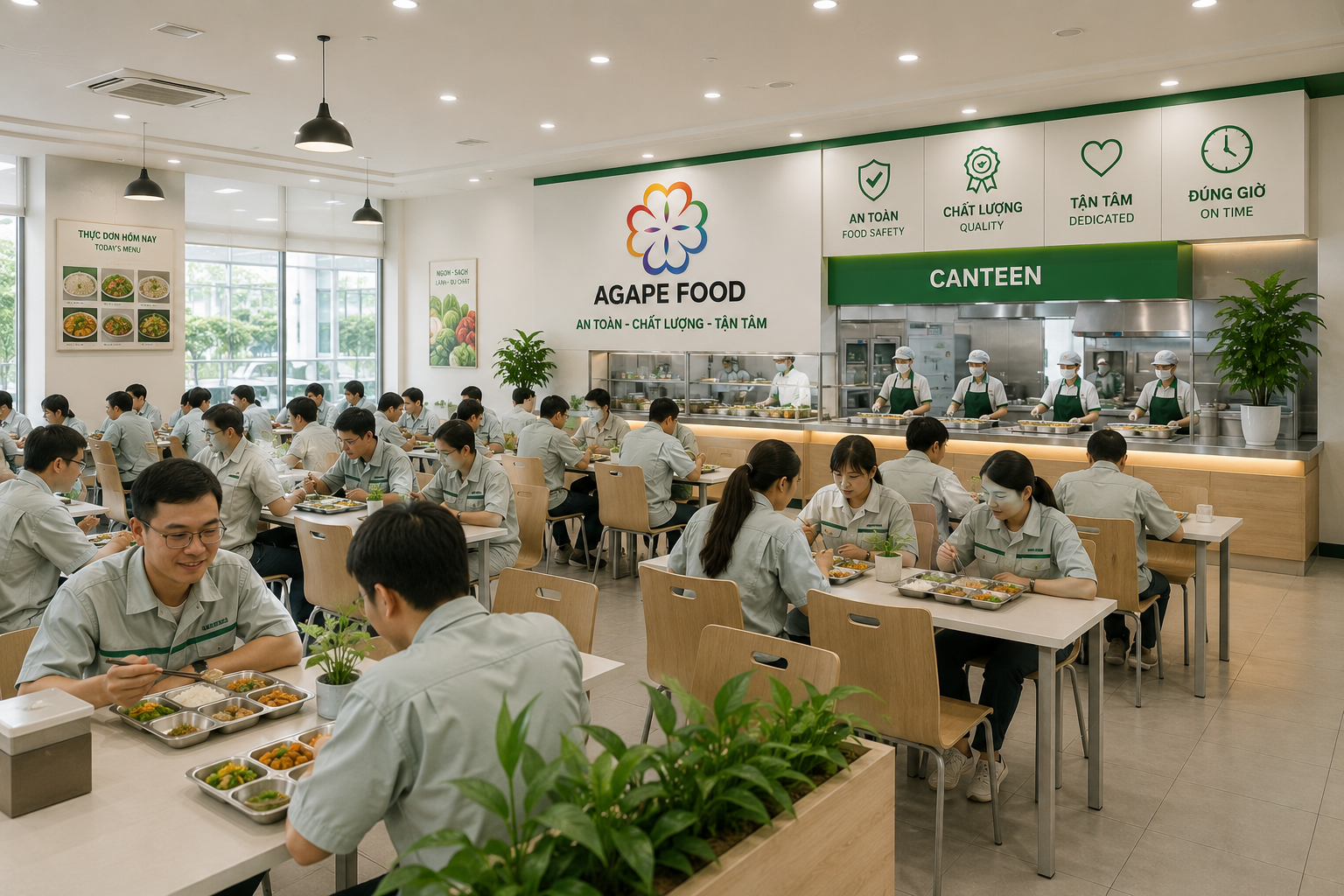 Canteen tại nhà máy
