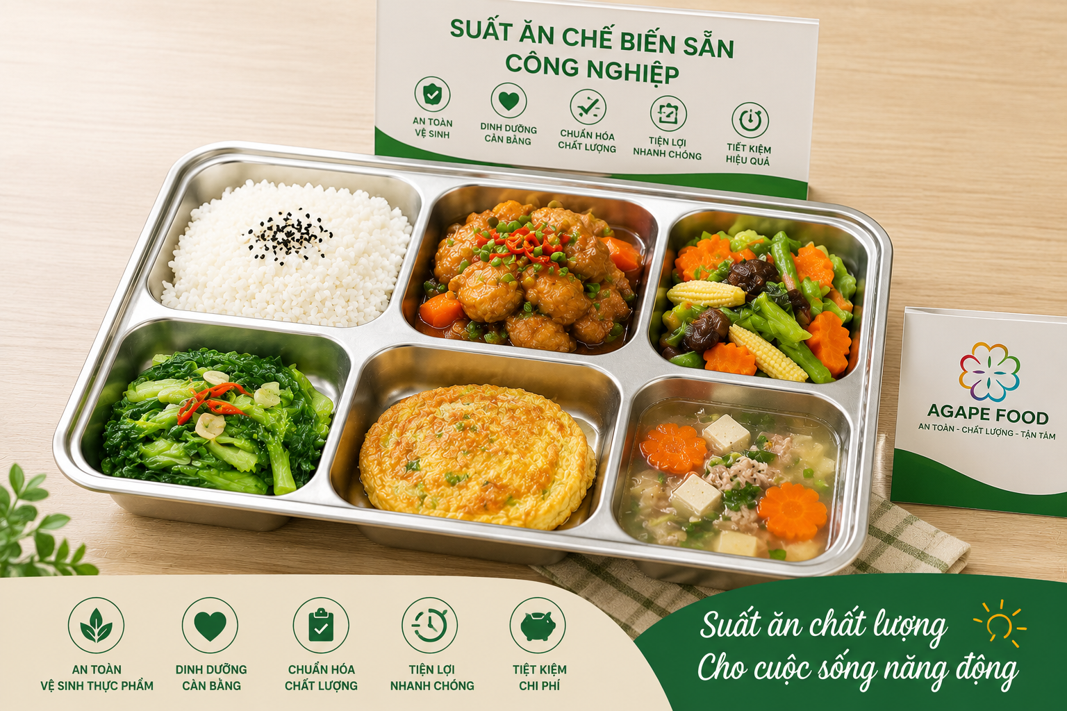 Suất ăn chế biến sẵn