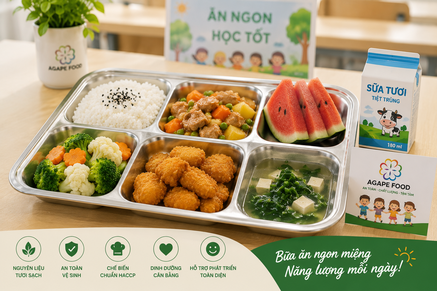 Suất ăn trường học